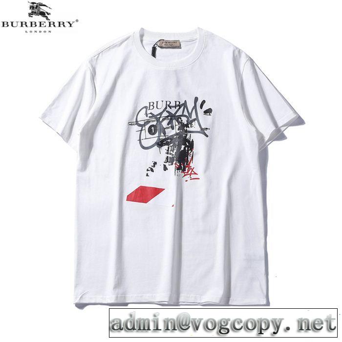 BURBERRY バーバリー 半袖Tシャツ 2色可選 2019年春夏流行ファッション 今年もトレンド