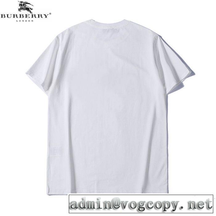 今年の夏は着こなし BURBERRY バーバリー 半袖Tシャツ 2色可選 春夏の流行りトップス