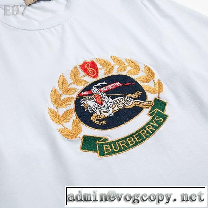 2019即旬な装いに バーバリー BURBERRY 今シーズン人気のアイテム 2色可選 Tシャツ/ティーシャツ