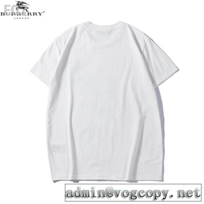 目を引く存在感抜群  3色可選 魅力的な今年らしい Tシャツ/ティーシャツ 切りっぱなしデザインバーバリー BURBERRY