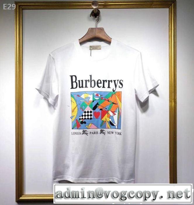 鮮度が手に入る Tシャツ/ティーシャツ 夏らしい品格が漂う  バーバリー BURBERRY 2色可選