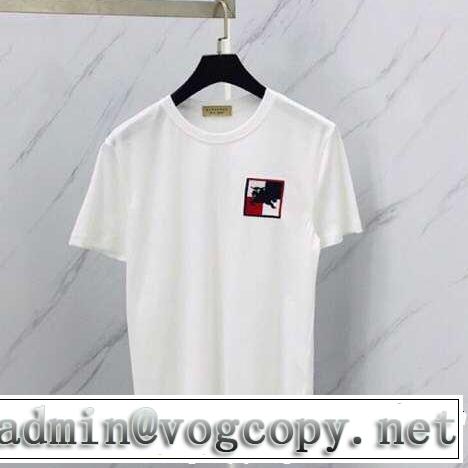 Tシャツ/ティーシャツ風通しのよい バーバリー BURBERRY 2019年春夏流行ファッション 2色可選