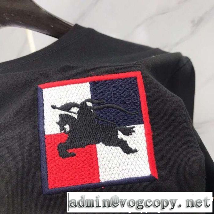 Tシャツ/ティーシャツ風通しのよい バーバリー BURBERRY 2019年春夏流行ファッション 2色可選