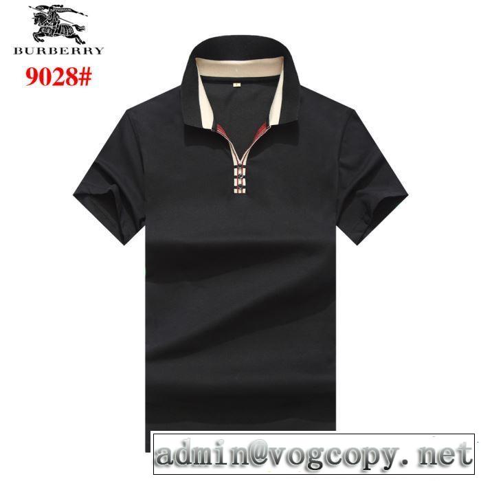 清涼感とカジュアルスタイル 2019即旬な装いに BURBERRY バーバリー  半袖Tシャツ 4色可選