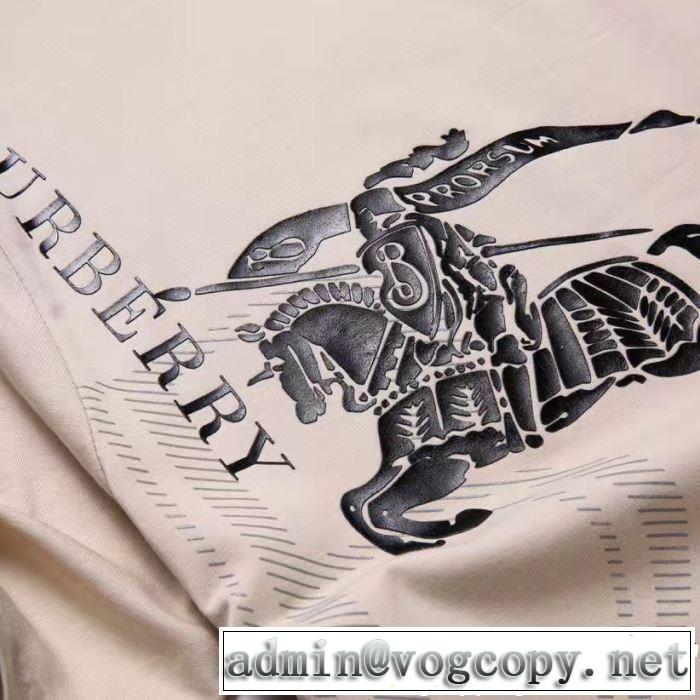 半袖Tシャツ 3色可選 2019春夏の大注目トレンド スタイリッシュに新着 BURBERRY バーバリー