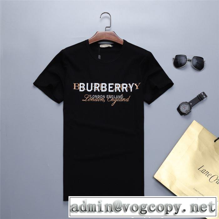 2019春夏トレンドアイテム BURBERRY バーバリー  半袖Tシャツ 2色可選 今流行のストリート上品