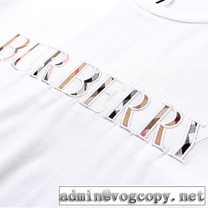 BURBERRY バーバリー  半袖Tシャツ 3色可選 2019年最新ファッション 今季は特に注目ファション