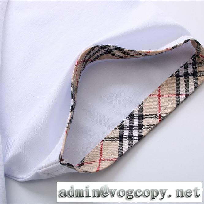BURBERRY バーバリー  半袖Tシャツ 2色可選 柔らかい印象に上質 2019春夏トレンドアイテム