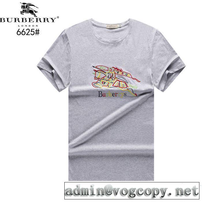 夏にぴったり限定アイテム BURBERRY バーバリー  半袖Tシャツ 4色可選 2019年最新ファッション