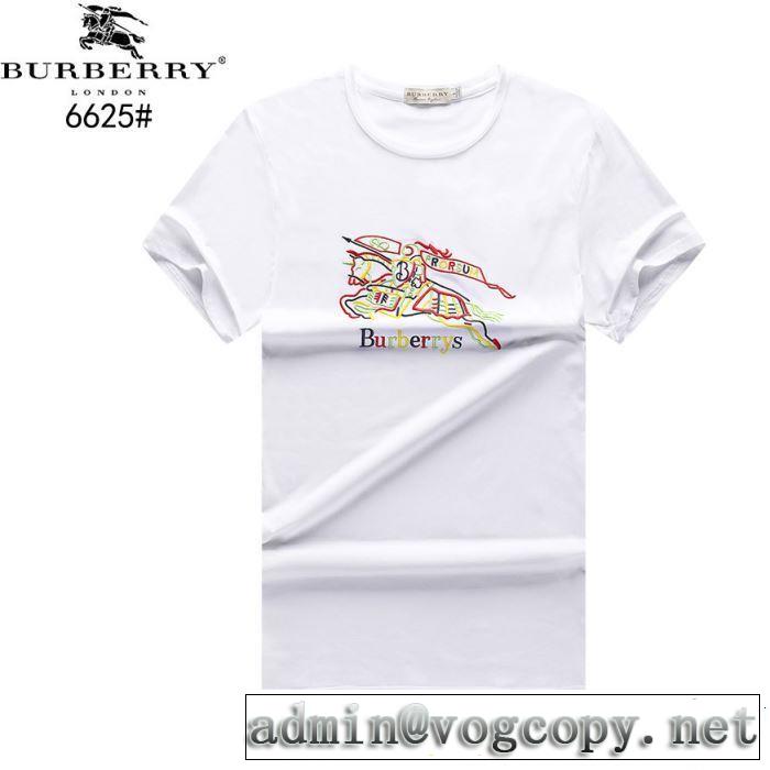 夏にぴったり限定アイテム BURBERRY バーバリー  半袖Tシャツ 4色可選 2019年最新ファッション