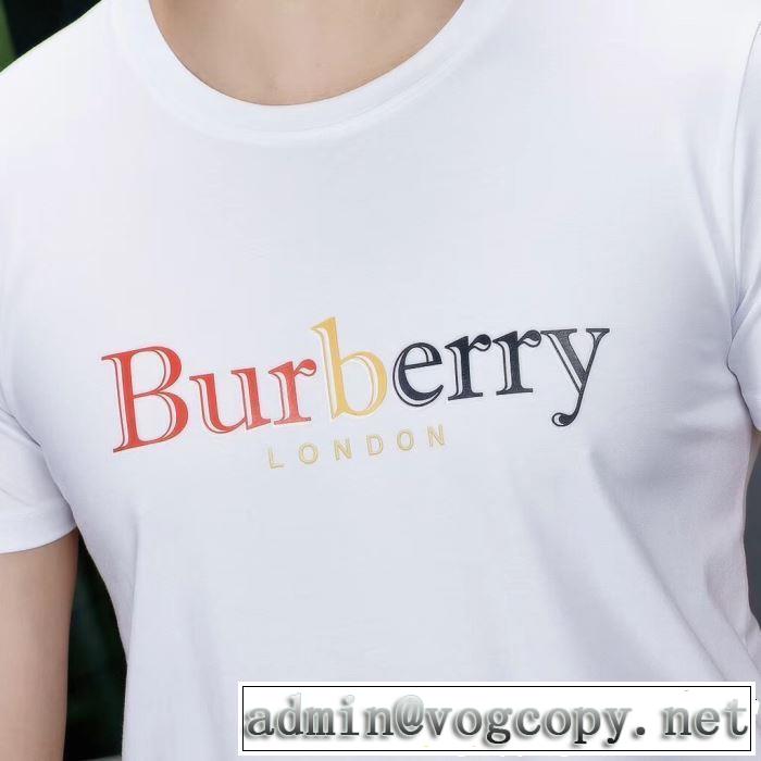 半袖Tシャツ 2色可選 優しげ人気アイテム 2019春夏も引き続きトレン BURBERRY バーバリー
