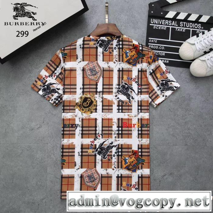 2019春夏は人気定番 夏おすすめ人気ブランドアイテム BURBERRY バーバリー 3色可選 半袖Tシャツ