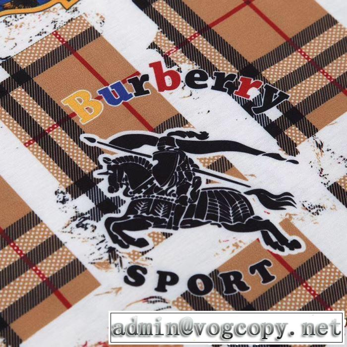 2019春夏は人気定番 夏おすすめ人気ブランドアイテム BURBERRY バーバリー 3色可選 半袖Tシャツ