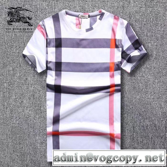 2019年春夏流行ファッション 大人可愛いスタイル BURBERRY バーバリー  半袖Tシャツ 3色可選