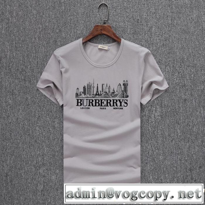 3色可選 2019春夏も引き続きトレンド 透け感優しい バーバリー BURBERRY Tシャツ/ティーシャツ