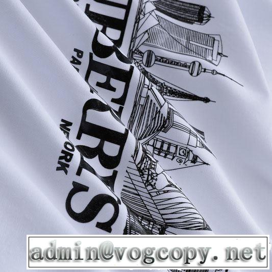 3色可選 2019春夏も引き続きトレンド 透け感優しい バーバリー BURBERRY Tシャツ/ティーシャツ