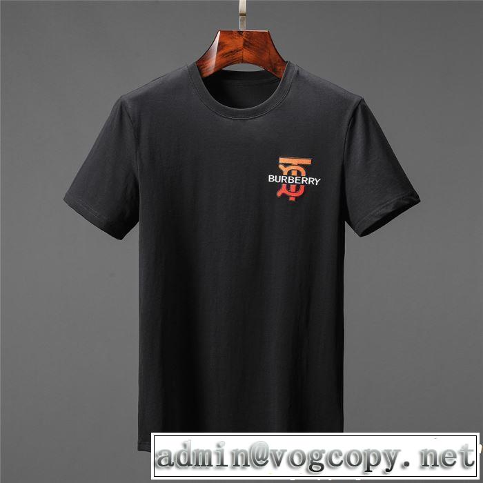 2019春夏も引き続き人気セール 今年流大人っぽさ バーバリー BURBERRY Tシャツ/ティーシャツ 2色可選