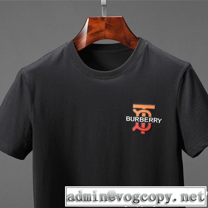 2019春夏も引き続き人気セール 今年流大人っぽさ バーバリー BURBERRY Tシャツ/ティーシャツ 2色可選