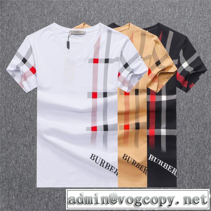 Tシャツ/ティーシャツ 3色可選 2019年春夏シーズンの人気 軽やかな素材感 バーバリー BURBERRY