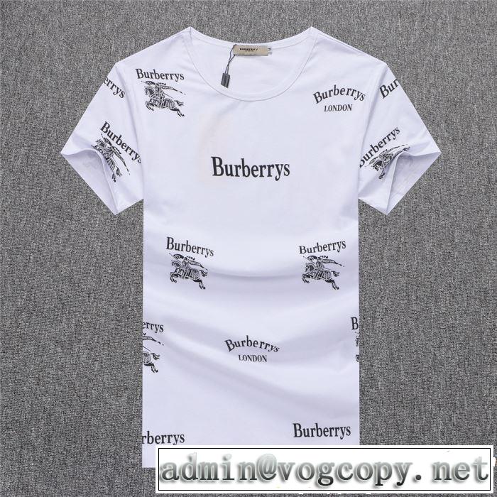 きれいめ上品に バーバリー BURBERRY Tシャツ/ティーシャツ 3色可選 2019年最新ファッション