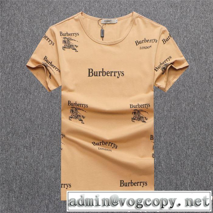 きれいめ上品に バーバリー BURBERRY Tシャツ/ティーシャツ 3色可選 2019年最新ファッション