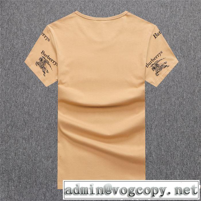 きれいめ上品に バーバリー BURBERRY Tシャツ/ティーシャツ 3色可選 2019年最新ファッション
