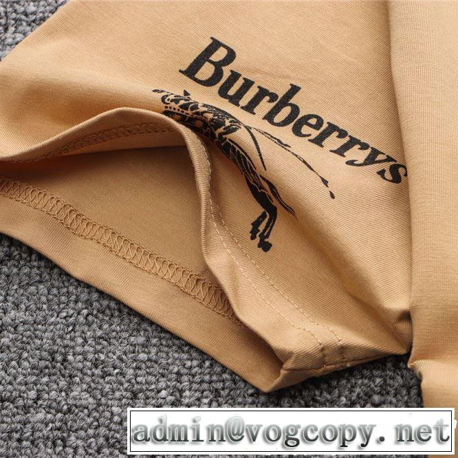 きれいめ上品に バーバリー BURBERRY Tシャツ/ティーシャツ 3色可選 2019年最新ファッション