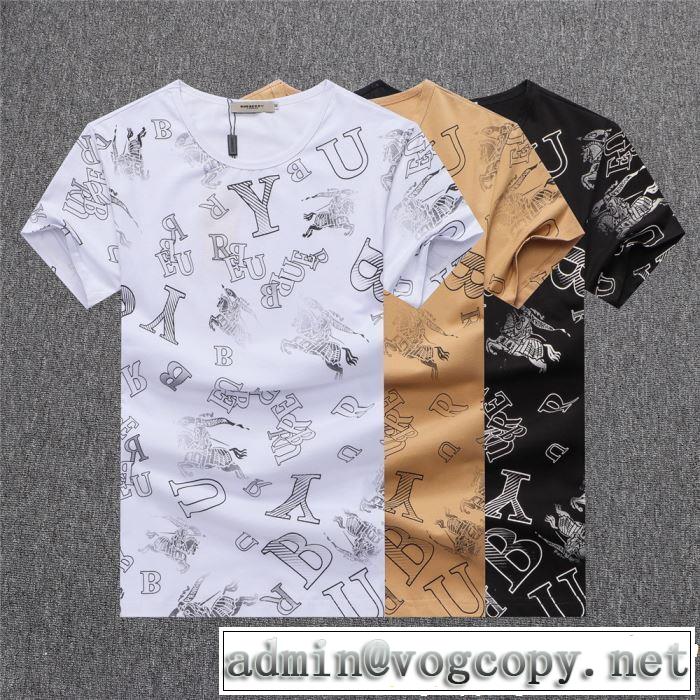 バーバリー BURBERRY Tシャツ/ティーシャツ 3色可選 2019夏ファション新品 きれいめ派に上質