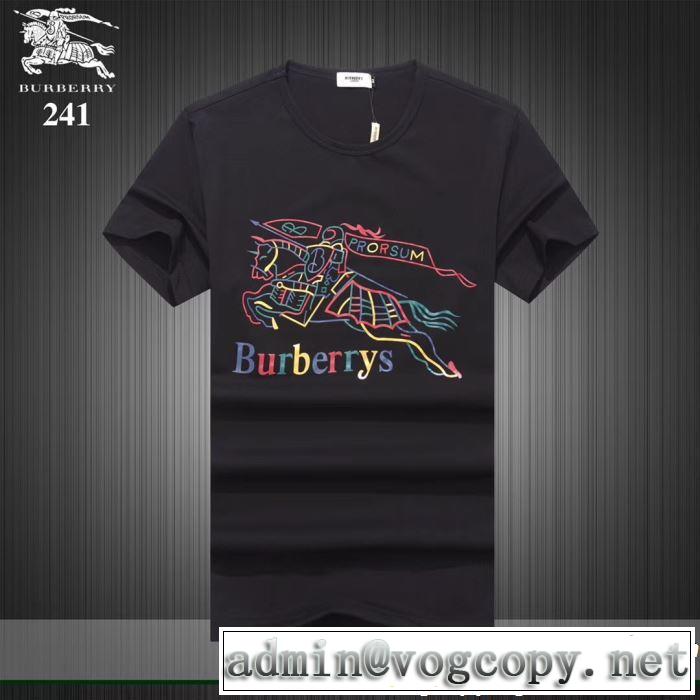 BURBERRY Tシャツ/ティーシャツ 3色可選 2019夏色っぽさ おしゃれデザインも大人気 バーバリー