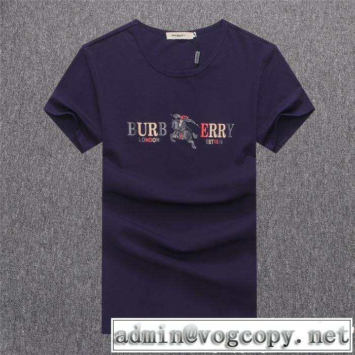 2色可選 大人カジュアル夏ファッション2019 バーバリー BURBERRY Tシャツ/ティーシャツ
