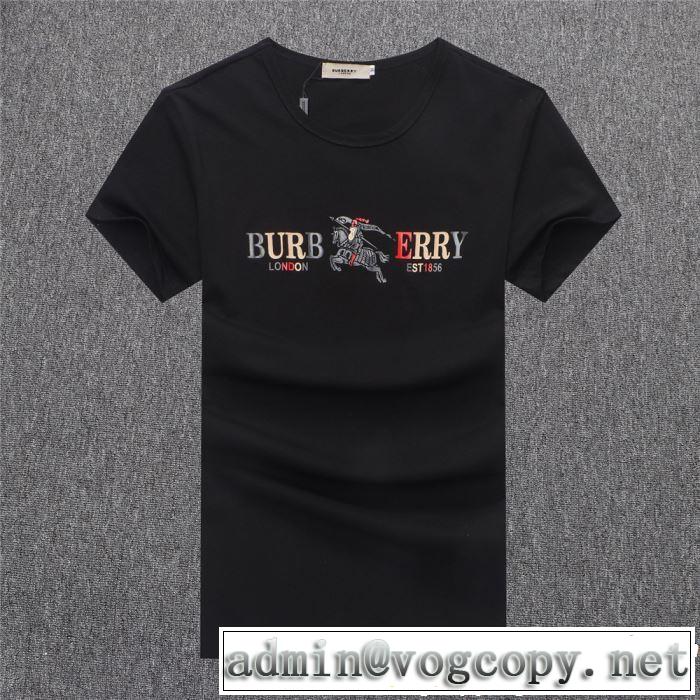 2色可選 大人カジュアル夏ファッション2019 バーバリー BURBERRY Tシャツ/ティーシャツ