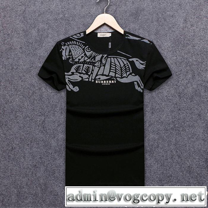 3色可選 2019SSのトレンド商品 風通しのよい バーバリー BURBERRY Tシャツ/ティーシャツ