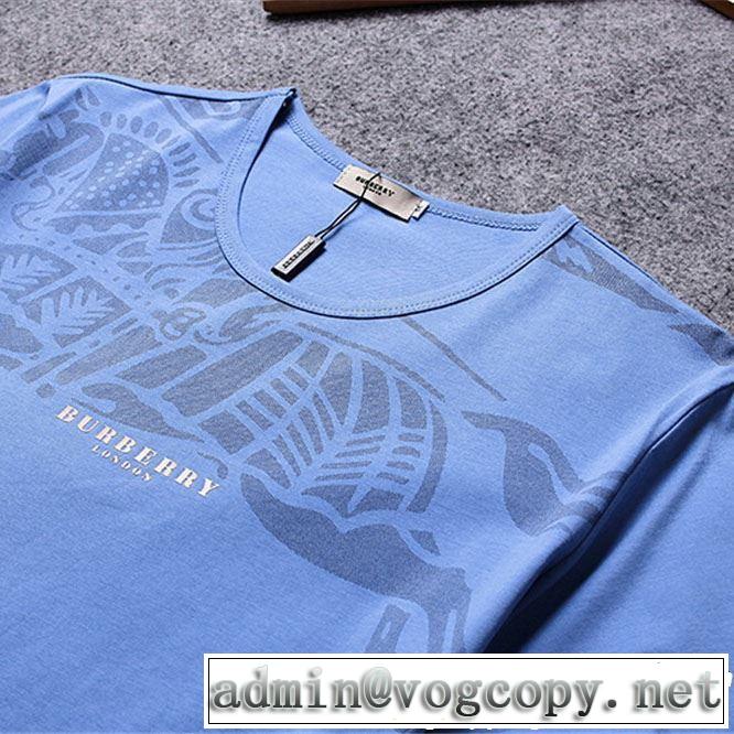 3色可選 2019SSのトレンド商品 風通しのよい バーバリー BURBERRY Tシャツ/ティーシャツ