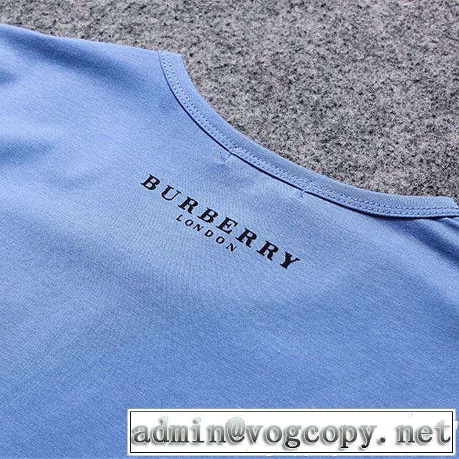 3色可選 2019SSのトレンド商品 風通しのよい バーバリー BURBERRY Tシャツ/ティーシャツ