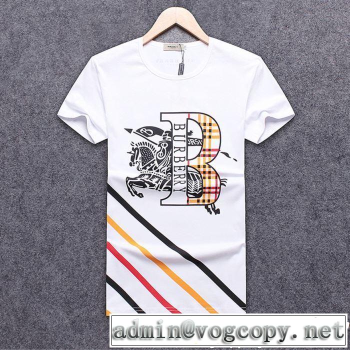2019春夏トレンドアイテム 爽やかさ バーバリー BURBERRY Tシャツ/ティーシャツ 3色可選