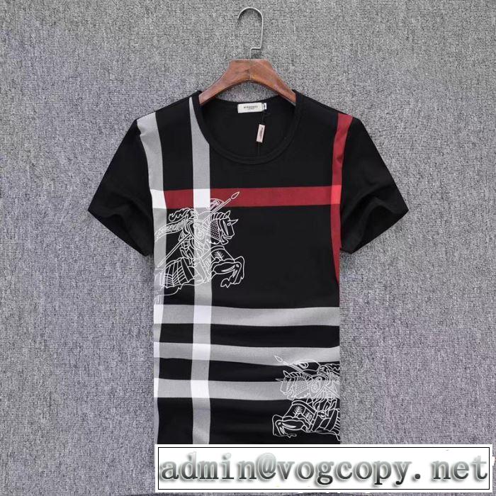 爽やかな色合い バーバリー BURBERRY Tシャツ/ティーシャツ 3色可選 2019春夏のトレンド新商品