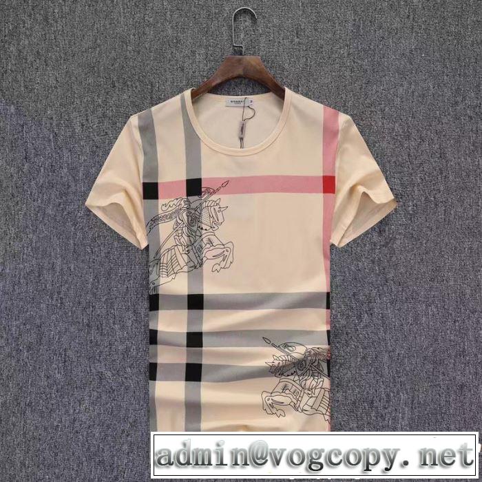 爽やかな色合い バーバリー BURBERRY Tシャツ/ティーシャツ 3色可選 2019春夏のトレンド新商品