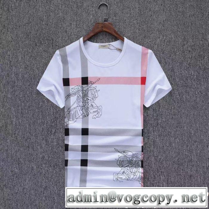 爽やかな色合い バーバリー BURBERRY Tシャツ/ティーシャツ 3色可選 2019春夏のトレンド新商品