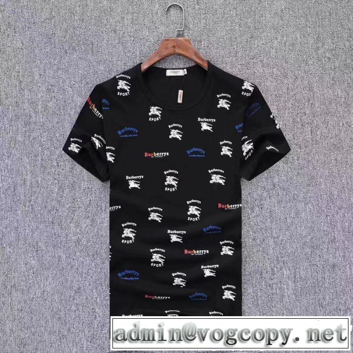 BURBERRY Tシャツ/ティーシャツ 3色可選 2019春夏は人気定番 サラサラの着心地 バーバリー