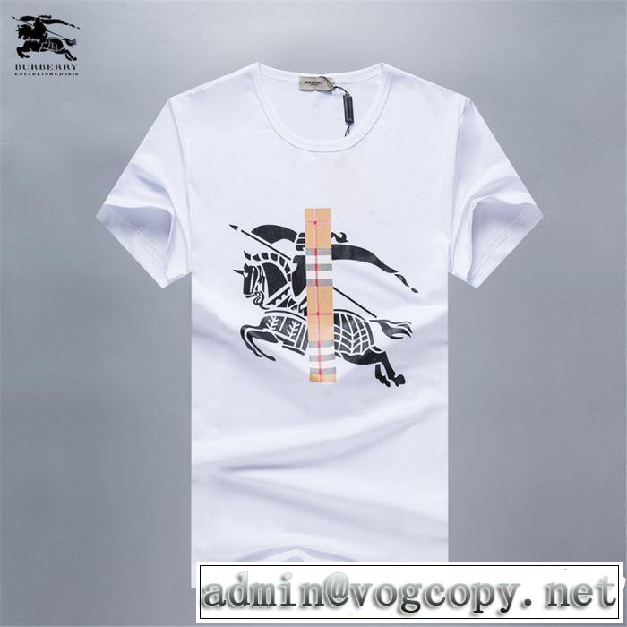Tシャツ/ティーシャツ 3色可選 2019春夏も引き続きトレンド 夏らしい季節感 バーバリー BURBERRY