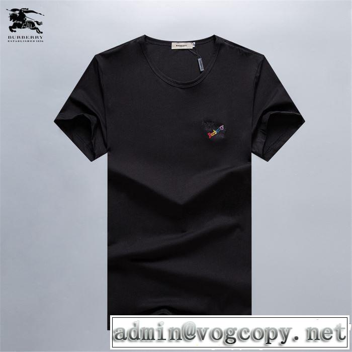 3色可選 2019春夏も引き続き人気セール 涼しげに演出 バーバリー BURBERRY Tシャツ/ティーシャツ