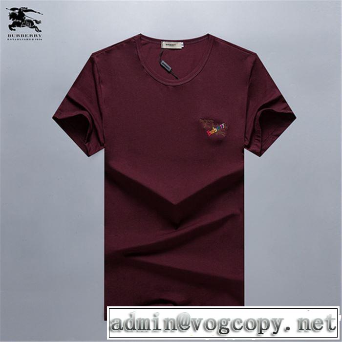 3色可選 2019春夏も引き続き人気セール 涼しげに演出 バーバリー BURBERRY Tシャツ/ティーシャツ