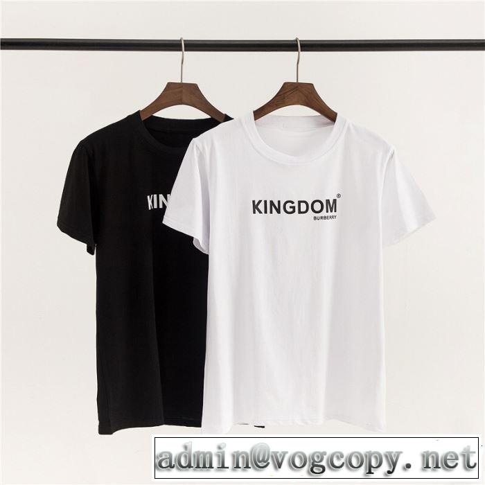 クラシカルな雰囲気 バーバリー BURBERRY Tシャツ/ティーシャツ 2色可選 2019即旬な装いに