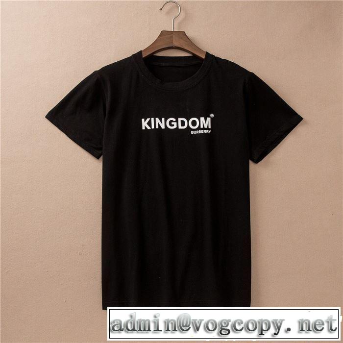 クラシカルな雰囲気 バーバリー BURBERRY Tシャツ/ティーシャツ 2色可選 2019即旬な装いに