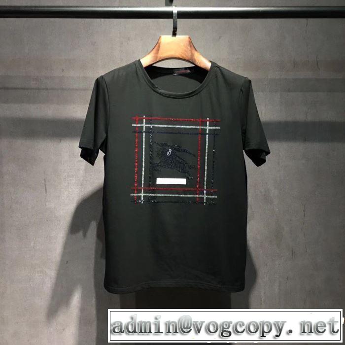 2色可選 2019年春夏流行ファッション リッチな印象に バーバリー BURBERRY Tシャツ/ティーシャツ