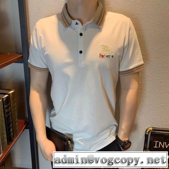 BURBERRY Tシャツ/ティーシャツ 2色可選 おしゃれな夏ファッション2019 通勤の定番 バーバリー