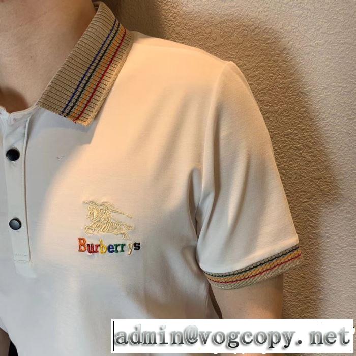 BURBERRY Tシャツ/ティーシャツ 2色可選 おしゃれな夏ファッション2019 通勤の定番 バーバリー