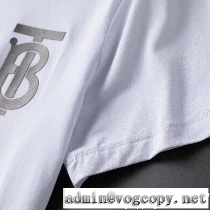 Tシャツ/ティーシャツ 2色可選 2019春夏も引き続き人気セール 知的優秀アイテム バーバリー BURBERRY