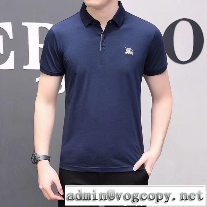 ちょっと大人の印象 バーバリー BURBERRY Tシャツ/ティーシャツ 2色可選 2019年の夏のマスト