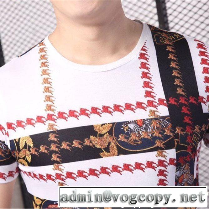 Tシャツ/ティーシャツ 2色可選 2019年春夏流行ファッション 通勤の定番 バーバリー BURBERRY